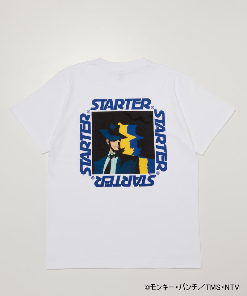 19.スターターＴシャツ 【次元】 白（M）/ Starter T-shirt Jigen printed (M)