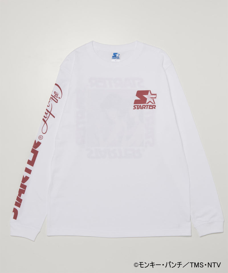 12.スターターロングＴシャツ 【不二子】 白（LL）/ Starter long T-shirt Fujiko printed (LL)