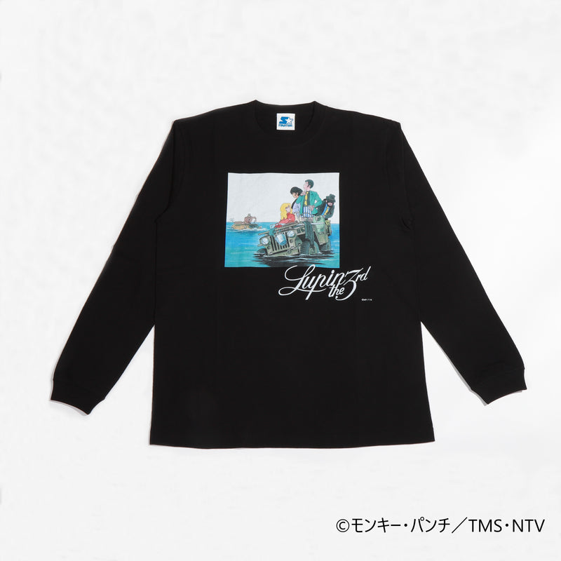 00.スターターロングＴシャツ 【大塚康生】②ルパンFと銭形 水上（LL）/ Starter long T-shirt [Yasuo Otsuka] ② Lupine F and Zenigata