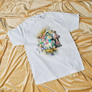 STEINS;GATE 因果旋律のシンフォニー  レコードジャケットTシャツ 白　※7月中旬お届け
