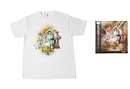 STEINS;GATE 因果旋律のシンフォニー  レコードジャケットTシャツ 白　※7月中旬お届け