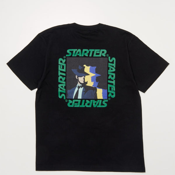 16.スターターＴシャツ 【次元】 黒（M）/ Starter T-shirt Jigen printed (M) | モノモ