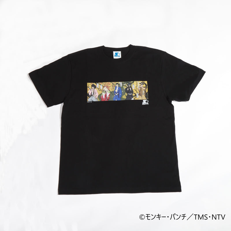 53.スターターＴシャツ【浮世絵】 黒（L）/ Starter T-shirt Ukiyoe printed (L)