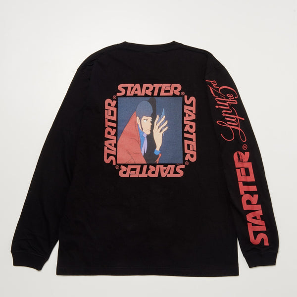 38.スターターロングTシャツ 【ルパン】 黒（L）/ Starter long