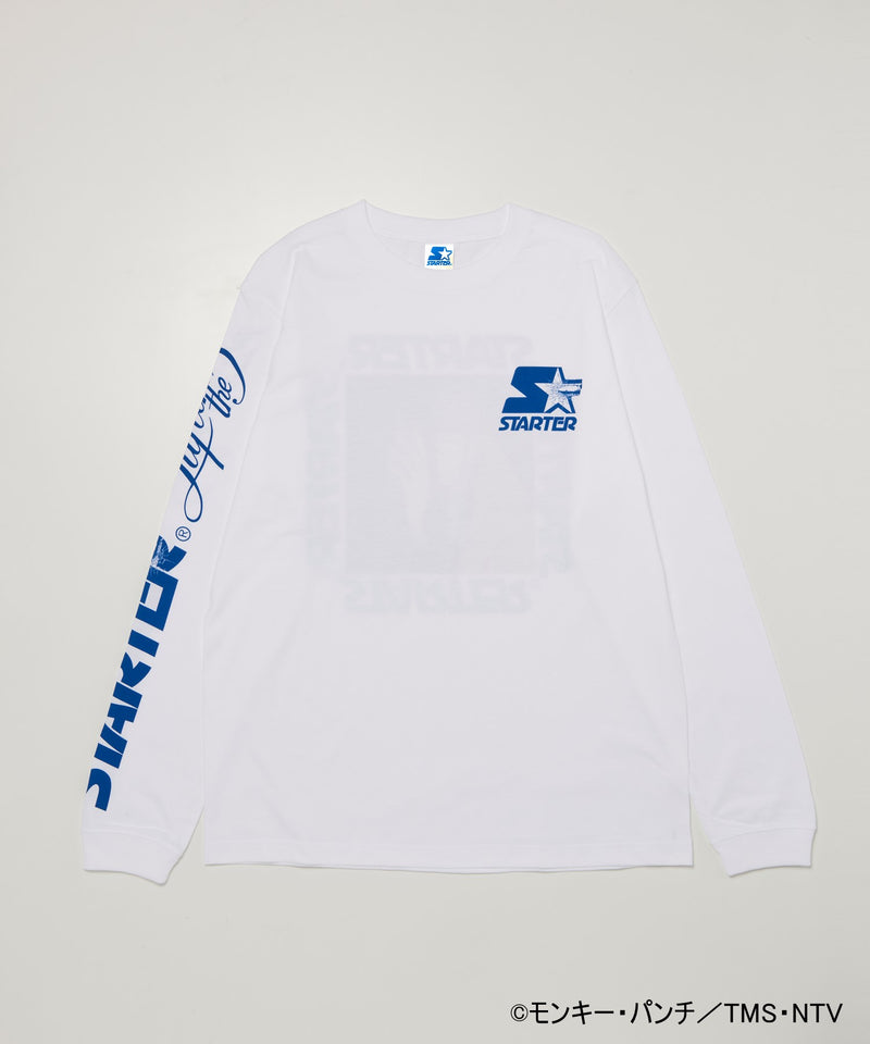 41.スターターロングＴシャツ 【ルパン】 白（L）/ Starter long T-shirt Lupin printed (L)